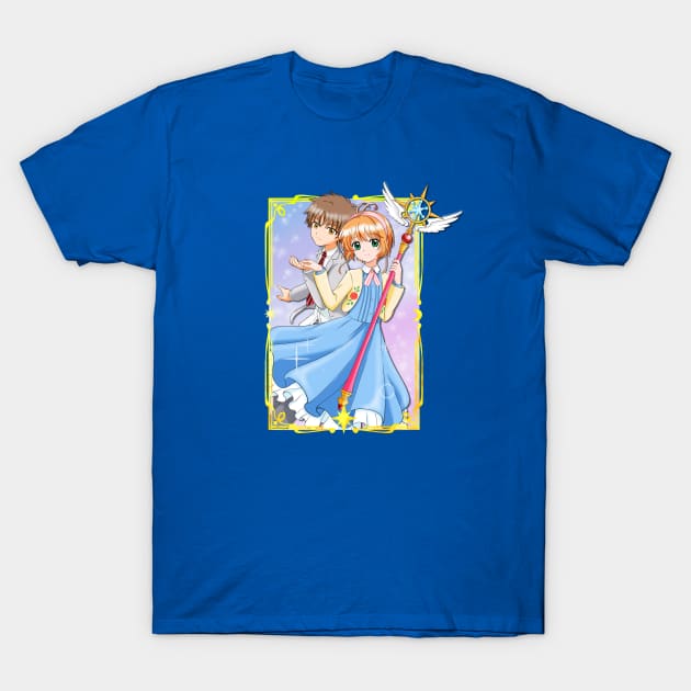 CardCaptor Sakura in love T-Shirt by Nykos